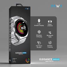 PAWA ELEGANCE SMART WATCH WITH AMOLED DISPLAY-SILVER