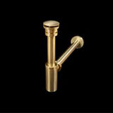 Brass Bottle Trap Black