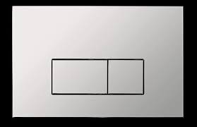 Arte Duo Aluminium Flush Button Mechanical