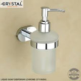 Stresa Brass Holder With Glass Soap Dispenser