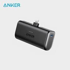 Anker Nano Power Bank 12W,Built In Lightning connector (A1645H11)- BLACK