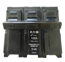 EATON 1003DCP TRIPLE POLE MCB 100A