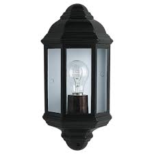 BLACK E27 (40W) - 6410 outdoor wall light
