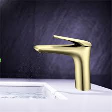 Basin Mixer Bathroom Faucet Brushed Gold