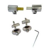 Geberit Set Of Hinges For Wc Seat Front Fastening Soft-closing Mechanism