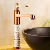 Basin Mixer Brass High (Rose Gold)