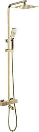 Shower Set Brass Body Brushed