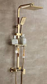 Shower Set Brass Body Brushed
