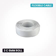 3 Core Flexible Cable, 6 mm²