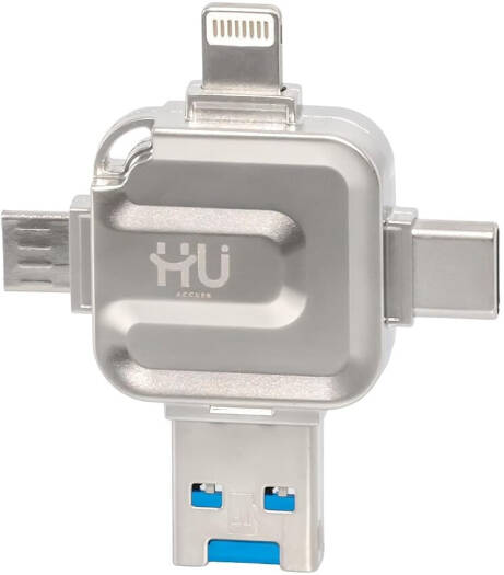 4-in-1 Card Reader HAC-1049 – Super Fast Data Transmission with Zinc Alloy Shell