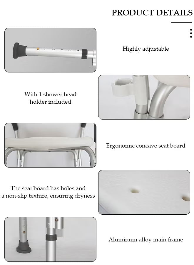 Adjustable Lightweight Shower Chair