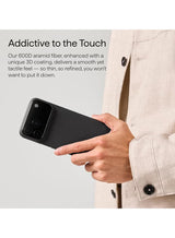 pitaka for iPhone 17 Pro Max Case 6.9" with Camera Control Button, Compatible with MagSafe, Ultra-Slim Case with Caseless Touch Feeling, 600D Aramid Fiber Woven, Black/Grey(Twill)