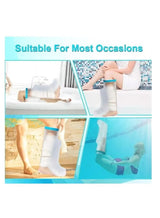 Adult Waterproof Leg Cast Cover for Shower