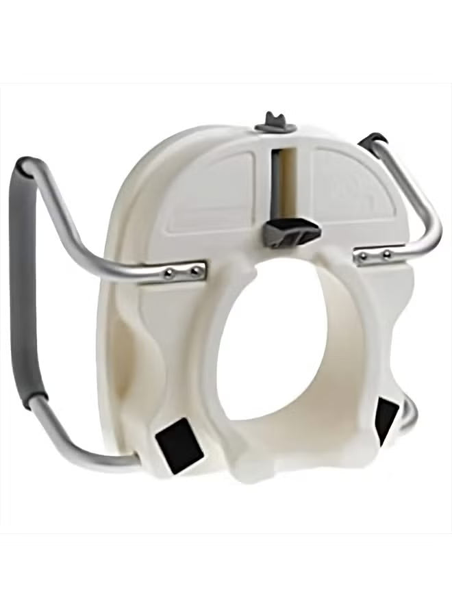 EZ Lock Raised Toilet Seat with Handles