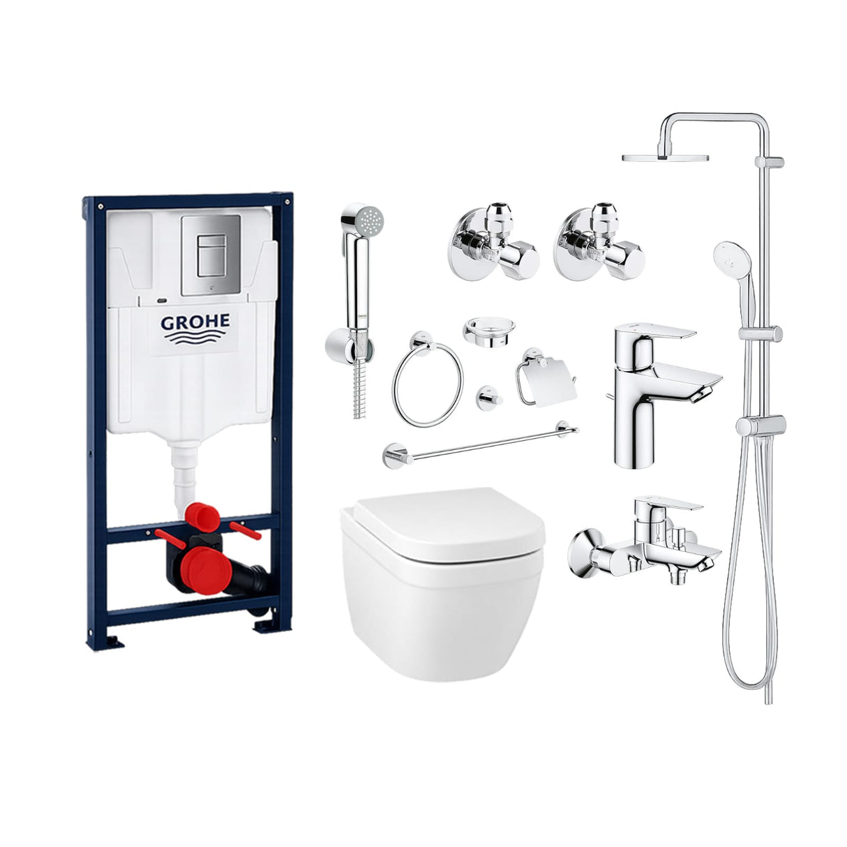 GROHE Complete Bathroom Solution – All-in-One Bathroom Fittings