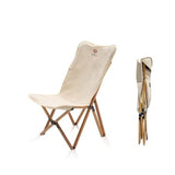 Toby’s Camping Chair-05 Portable Folding Wooden Butterfly Chair