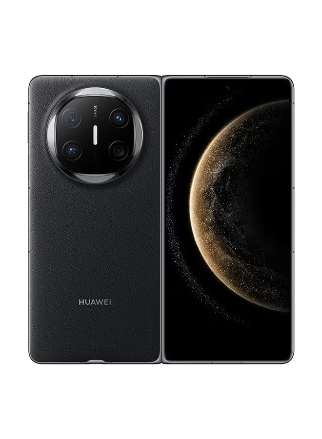 Mate X6 Dual SIM Foldable Smartphone, 12 GB RAM + 512 GB, Black - Middle East Version with [Free Extra 6 Months Warranty]