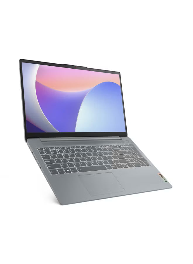 Lenovo IdeaPad Slim 3 15.6-Inch FHD Laptop – Intel Core i7-13620H, 16GB RAM, 512GB SSD, Intel UHD Graphics, DOS (Without Windows), English/Arabic, Arctic Grey