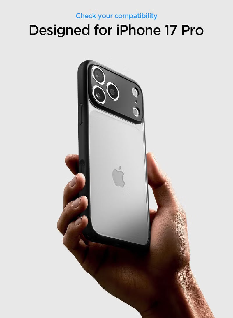 Ultra Hybrid iPhone 17 PRO Case Cover (2025) - Matte Black