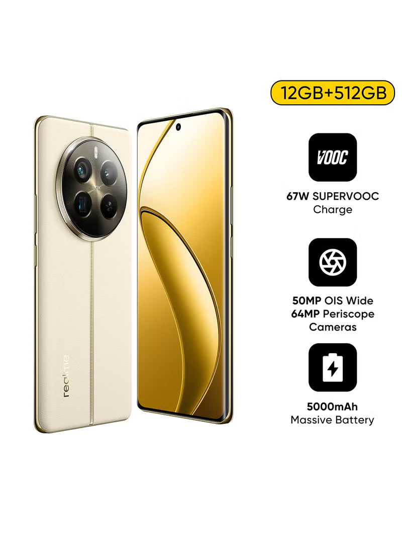 12 Pro+ 5G Dual SIM Navigator Beige 12GB RAM 512GB - Middle East Version
