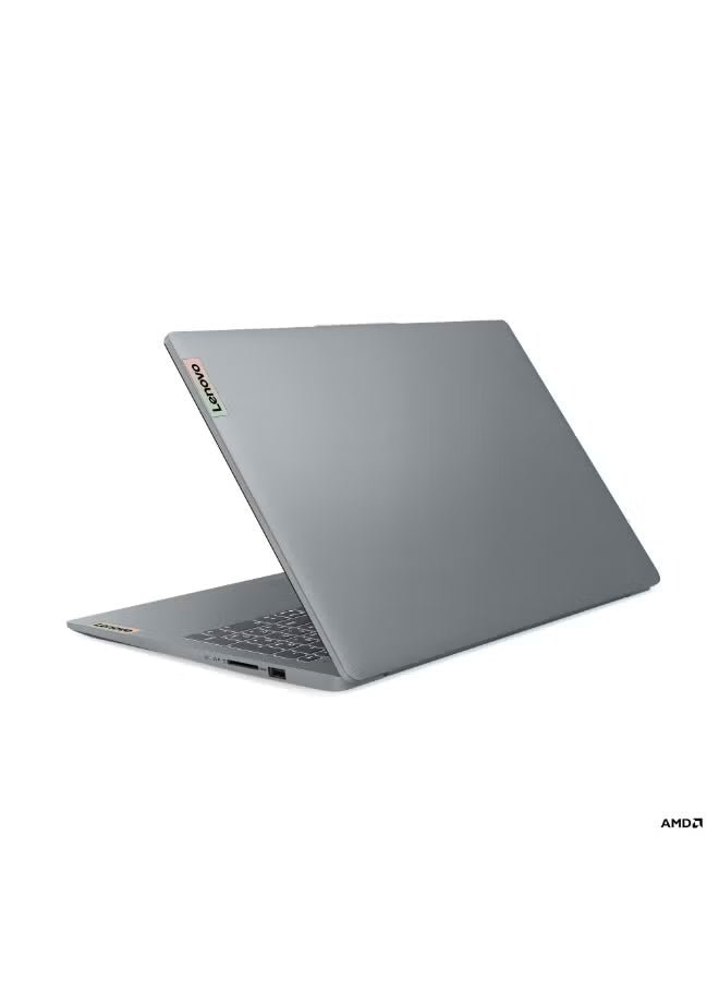 Lenovo IdeaPad Slim 3 15AMN8 15.6-Inch FHD Laptop, AMD Ryzen 3 30, 8GB RAM, 512GB SSD, AMD Radeon 610M Graphics, Windows 11, Arctic Grey