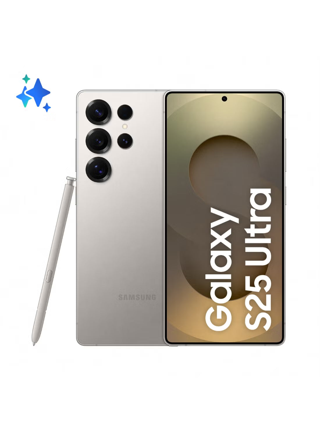 Galaxy S25 Ultra AI Dual SIM Titanium Grey 12GB RAM 256GB 5G - Middle East Version