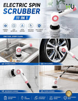 HHO-1005 HU Electric Spin Scrubber 11-in-1