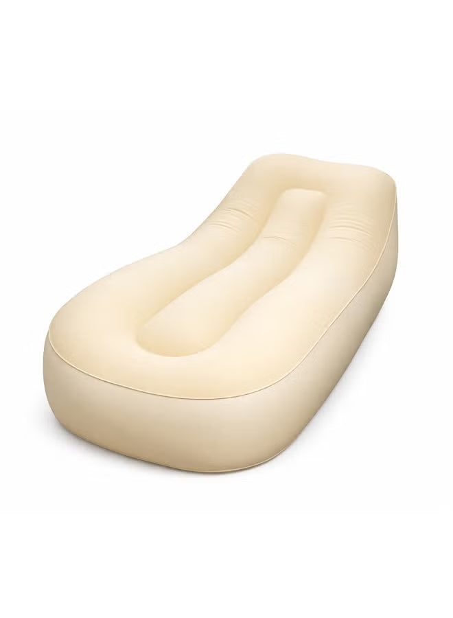 Toby’s Rechargeable Inflatable Air Sofa 176 × 58 × 68 cm with Built-in Pump – Camping & Home