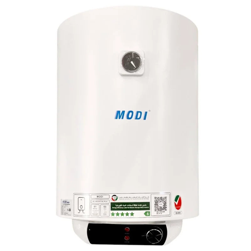 P033 MODI Electrical Water Heater MD-HWH5005 50LTR(V) | 50L Vertical Storage Water Heater