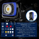 CPL-T05 Toby’s Portable Magnetic COB LED Flood Work Light – 2000 Lumens, Dimmable, 4 Lighting Colors