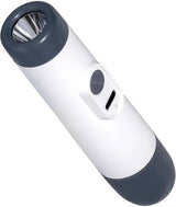 HSM-1043 LED Flashlight with Massager & 500 mAh Rechargeable Battery
