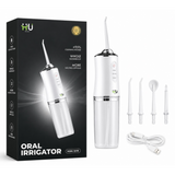 HSM-1018 Waterproof Oral Irrigator with 3 Modes & 220 ml Tank
