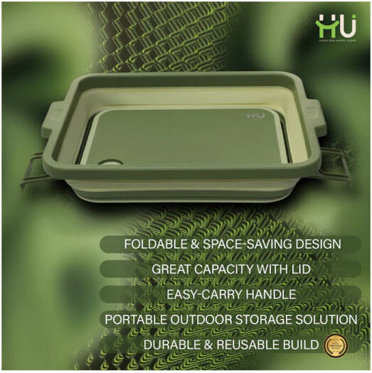 HKI-1009 4-in-1 Expandable Prep and Serve Tub with Lid