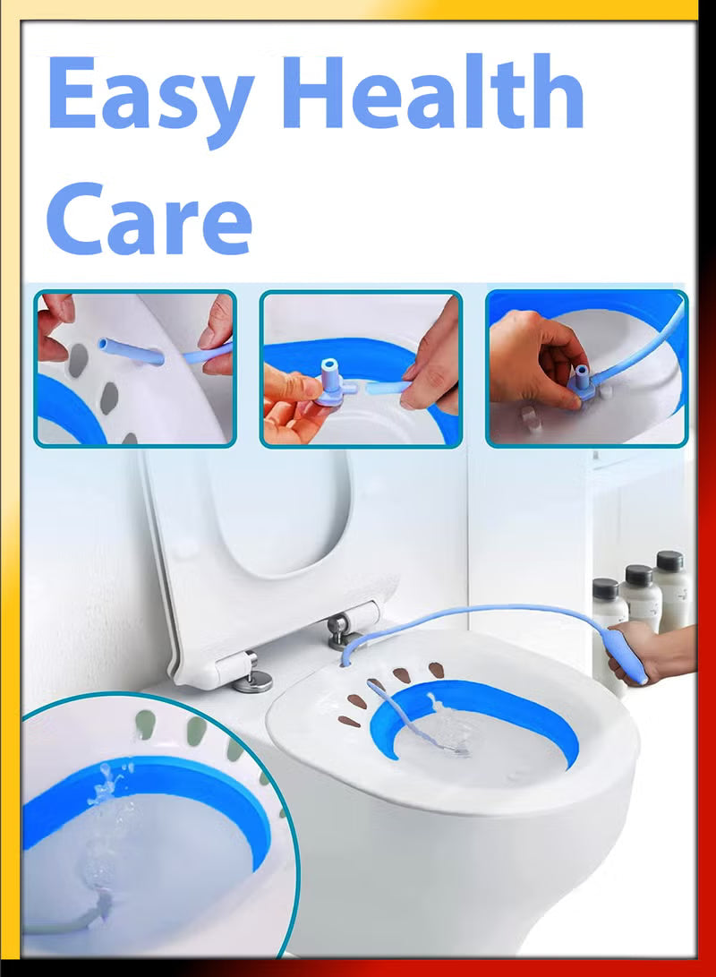 Foldable Sitz Bath for Toilet Seat