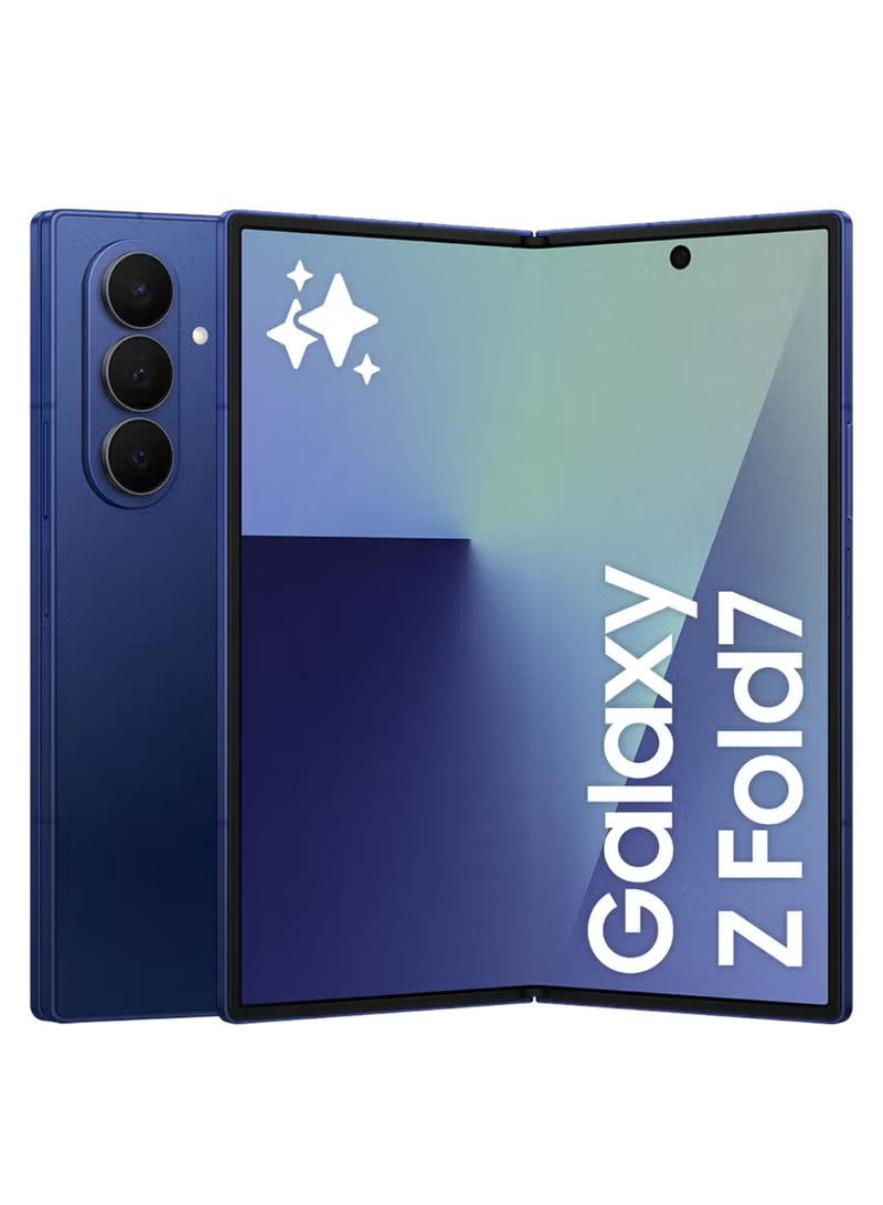 Galaxy Z Fold 7 Dual SIM Blue Shadow 16GB 1TB 5G - Middle East Version