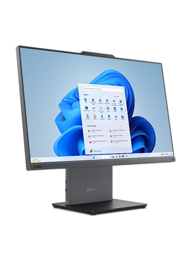 Lenovo ThinkCentre Neo 50a All-in-One Desktop – 24-Inch FHD Display, Intel Core i5-13420H, 8GB DDR5 RAM, 512GB SSD, Intel UHD Graphics 730, Windows 11, English/Arabic, Black