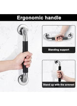 Stainless Steel Bathroom Grab Bars (2 Pcs)