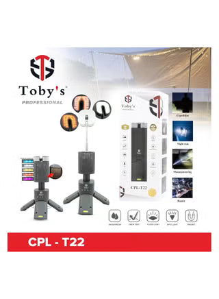 CPL-T22 Toby’s Telescopic Rechargeable Camping Lantern – 14000mAh, RGB/SOS Light, Magnetic Base, IPX5 Waterproof