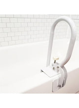 White Bathtub Rail Grab Bar