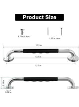 Stainless Steel Bathroom Grab Bars (2 Pcs)