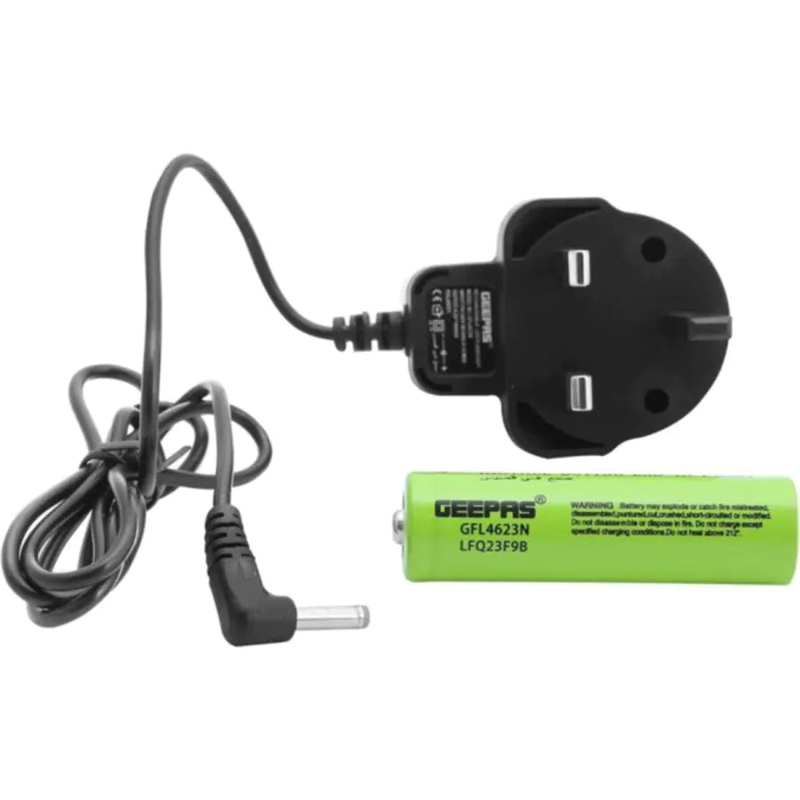 GEEPAS 3-in-1 Family Pack LED Black Flashlight