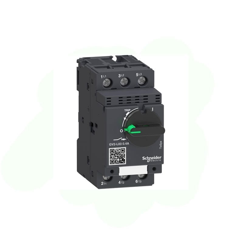 SCHNEIDER – Magnetic Motor Circuit Breaker 0.4A, Supplier Part Number: GV2L03 Qatar