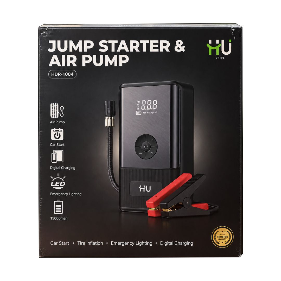 HDR-1004 HU Jump Starter and Air Pump 15000mAh