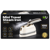HHO-1008 Mini Travel Steam Iron, 1000W with Folding Design