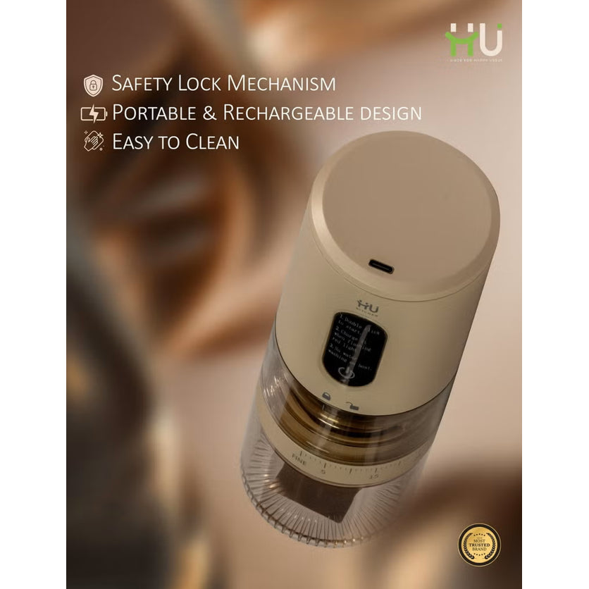 HKI-1008 HU Electric Coffee Grinder with Adjustable Grind Settings