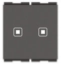 AA 2 563 – 2 Switch Module – Glossy White