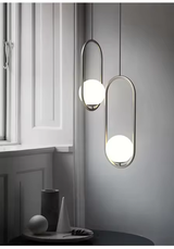 Silver E14 Pendant Light