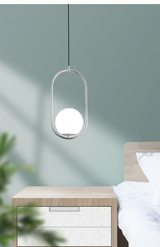 Silver E14 Pendant Light