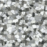 Black and White Mosaic Outdoor Tile 7035 400×400×16mm