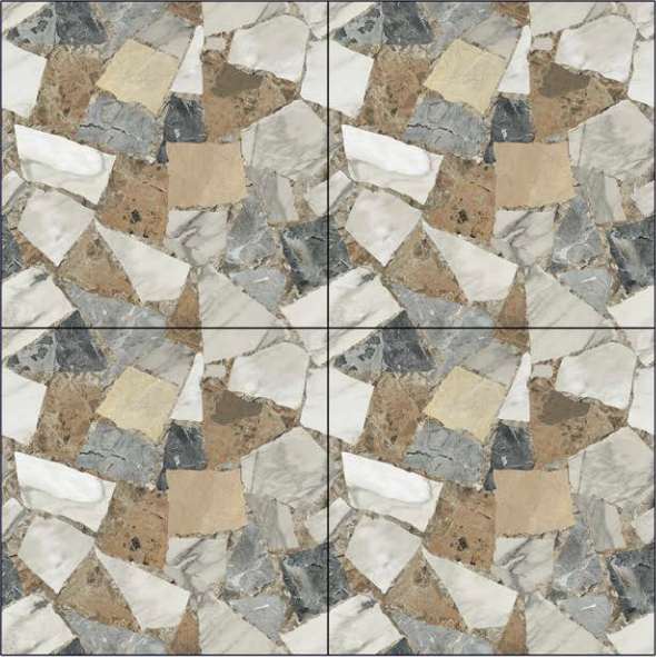 Mosaic Stone Outdoor Tile 7033 400×400×16mm
